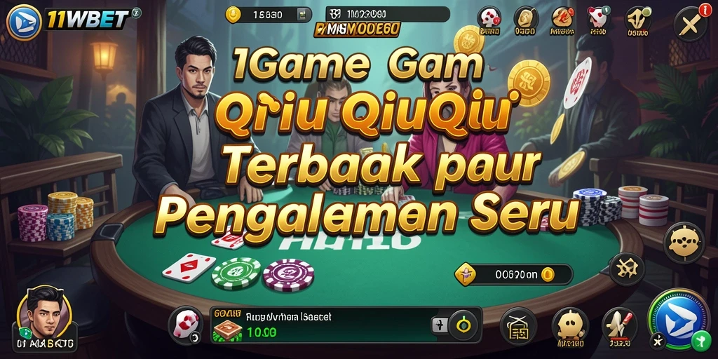 Tampilan gameplay QiuQiu di 11WBET yang seru dan interaktif.