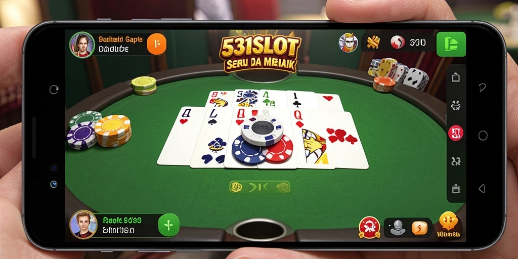 Tampilan gameplay seru di 531SLOT dengan suasana Gaple yang kental.