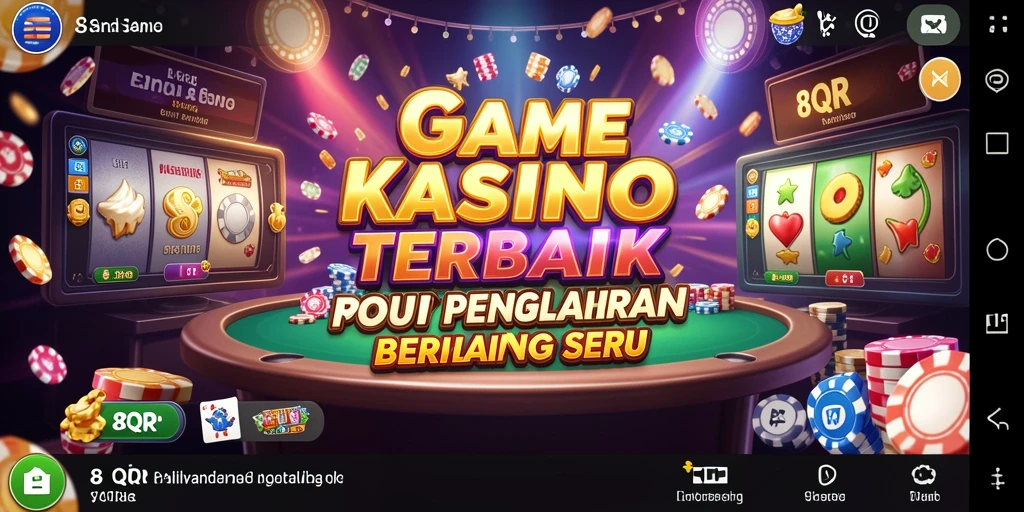 Screenshot utama 8QR menampilkan gameplay seru dalam permainan Kasino.
