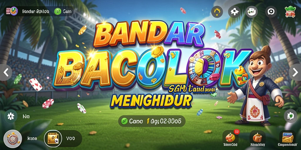 Screenshot BANDARCOLOK menunjukkan gameplay penuh warna dan menarik.