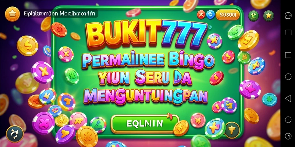 Tampilan gameplay seru BUKIT777 yang penuh warna.