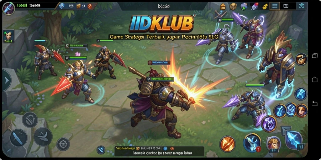 Tampilan gameplay seru dan strategi di IDKLUB.