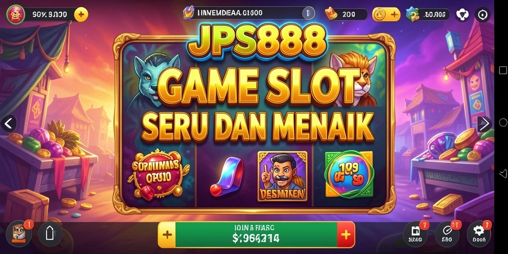 Tampilan menarik dari gameplay Slot di JPS888 yang memikat.