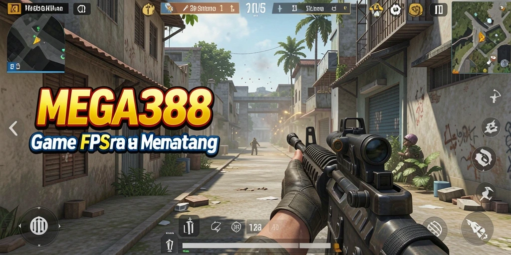 Tampilan gameplay seru dalam MEGA388 dengan aksi tembak-menembak intens.