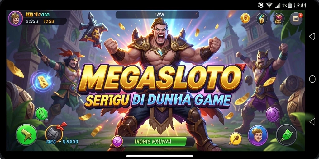 Tangkapan layar MEGASLOTO menampilkan aksi pertarungan yang intens dan mendebarkan.