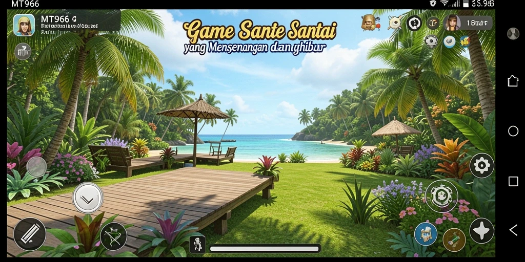Tampilan gameplay seru dan mengasyikkan dari MT966.