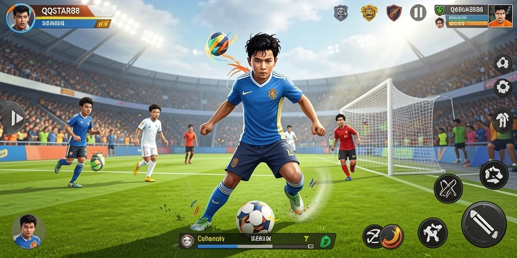 Gameplay seru di QQSTAR88 dengan aksi olahraga yang mendebarkan.