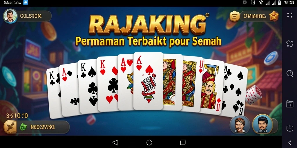 Tampilan gameplay seru dan interaktif dari RAJAKING