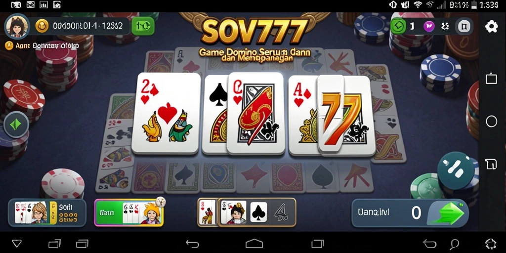 Tampilan gameplay SOV777 yang menarik dan interaktif.