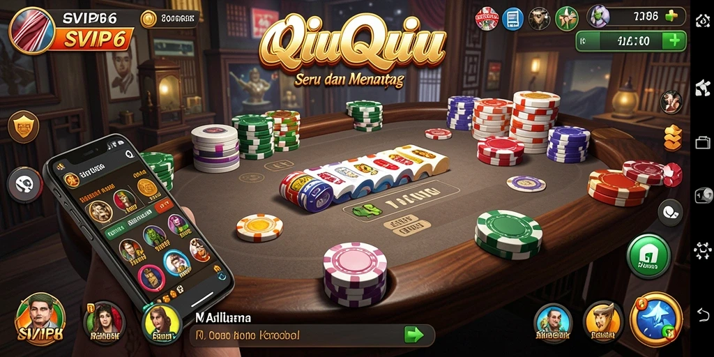 Screenshot gameplay QiuQiu SVIP6 yang seru.